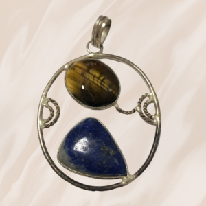 Double Stone Pendant